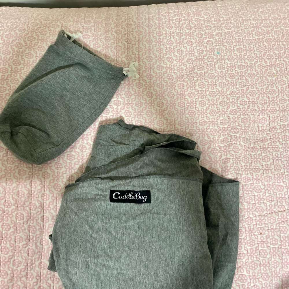 Cuddlebug Baby Wrap Sling Gray